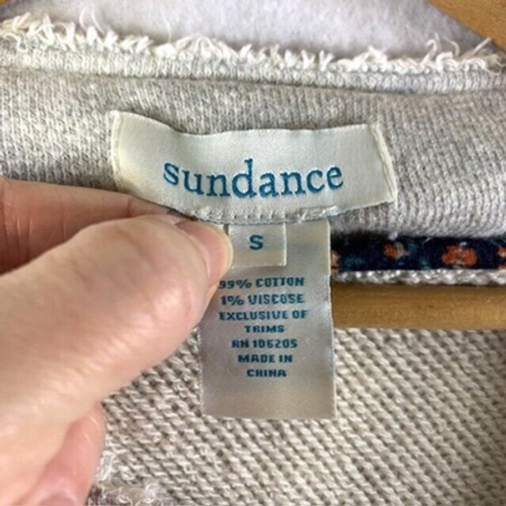 Sundance Womens‎ Ruffled Joy Jacket Sz S Gray Cotton Boho Moto Feminine Edgy - Picture 12 of 14